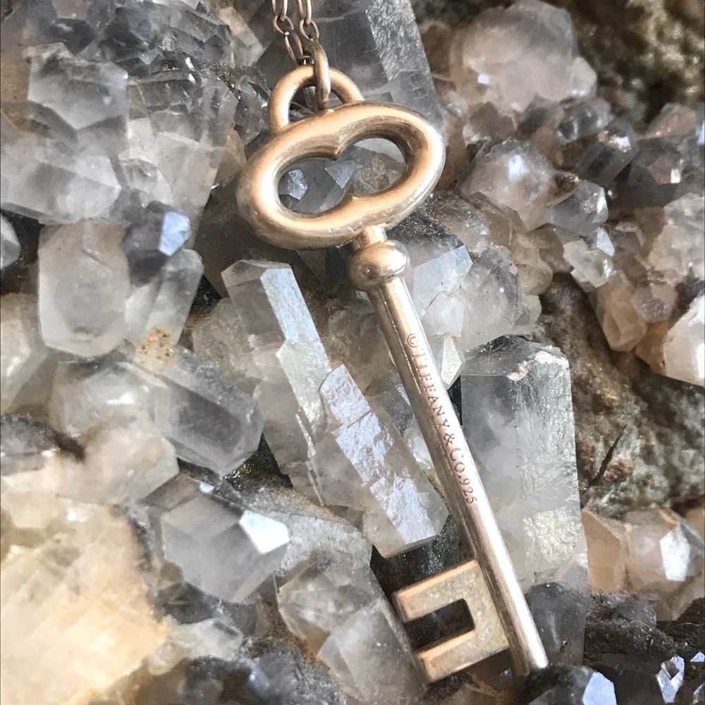Tiffany & Co. Large Oval Key Pendant Necklace